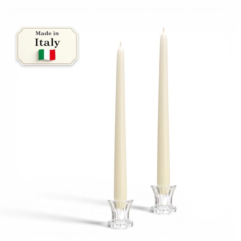 CANDELA CONICA DA 30 CM PANNA